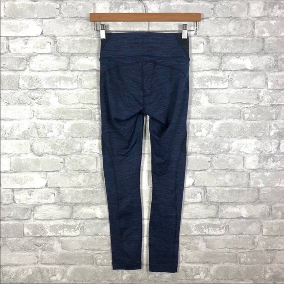 NWOT Outdoor Voices TechSweat 7/8 Two-Tone Leggings Baltic/Night • XS - Picture 4 of 9